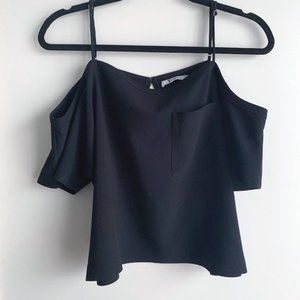 T BY ALEXANDER WANG Cold Shoulder Top